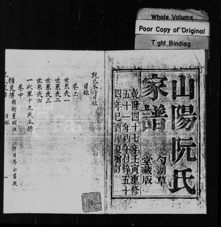 江苏阮氏族谱-山阳阮氏家谱 [3卷].pdf电子版插图1