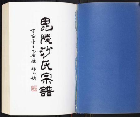 江苏沙氏族谱-沙氏族谱.pdf电子版插图1