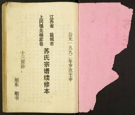 江苏苏氏族谱-苏氏宗谱.pdf电子版插图1