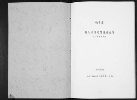 江苏孙氏族谱-孙氏宗谱马荡首房支谱[不分卷].pdf电子版插图1