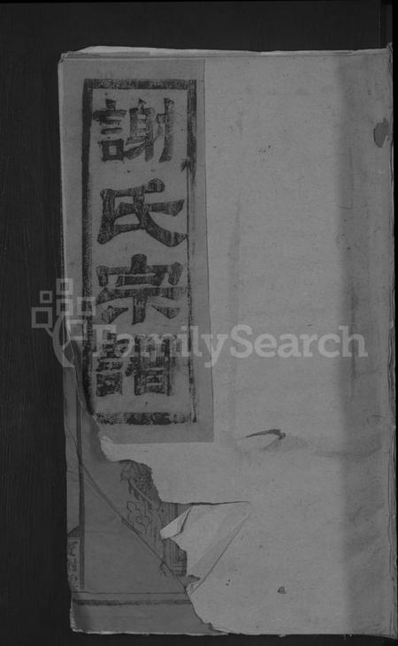 江西谢氏族谱-谢氏重修宗谱 [不分卷].pdf电子版插图