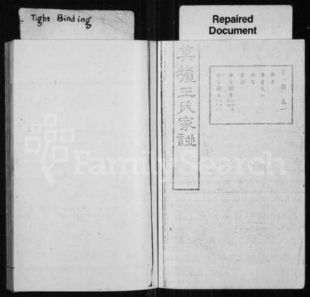 江苏王氏族谱-莫厘王氏家谱 [24卷].pdf电子版插图1