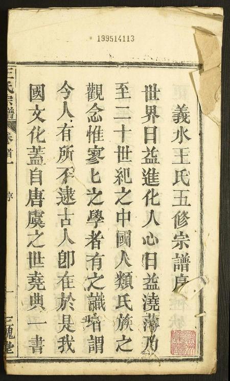 湖北王氏族谱-王氏宗谱.pdf电子版插图1