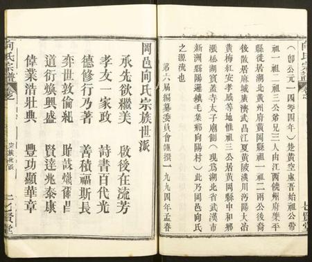 湖北向氏族谱-向氏宗谱.pdf电子版插图2