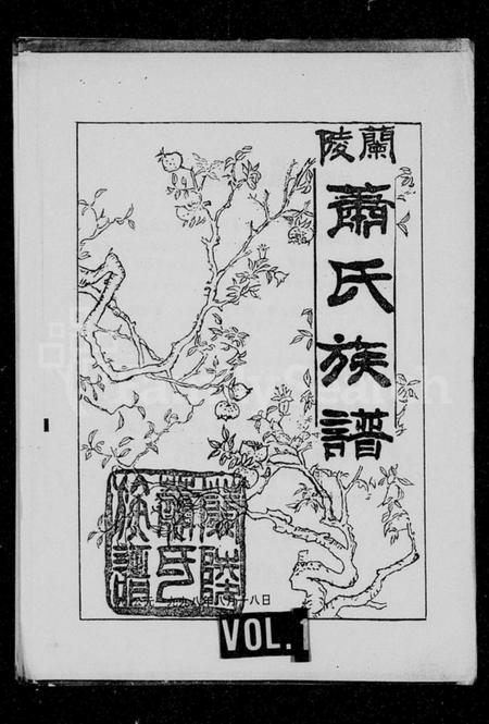 中国萧氏族谱-兰陵萧氏族谱 [4卷].pdf电子版插图