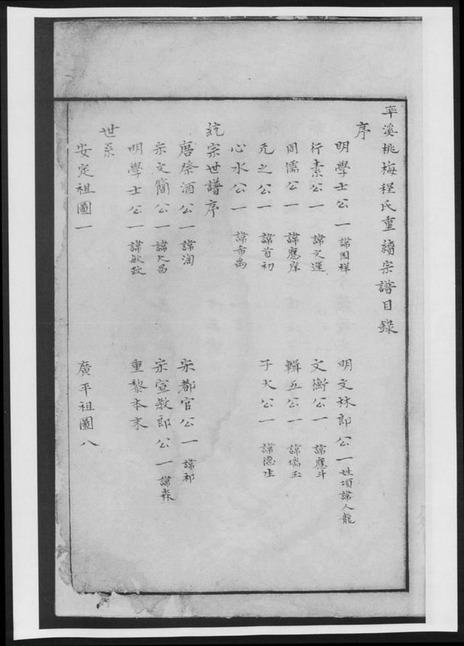 安徽省程氏族谱-率溪桃梅程氏重修宗谱.pdf电子版插图2 安徽省程氏族谱-率溪桃梅程氏重修宗谱.pdf电子版插图2