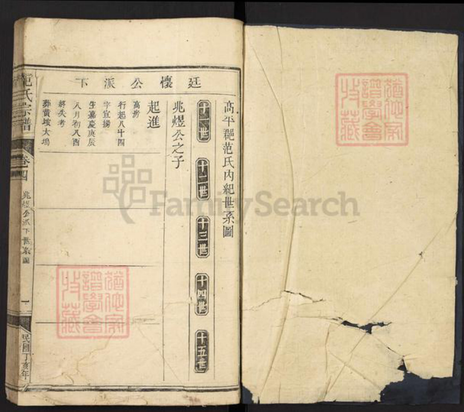 山西省晋城市范氏族谱-范氏宗谱.pdf电子版插图1