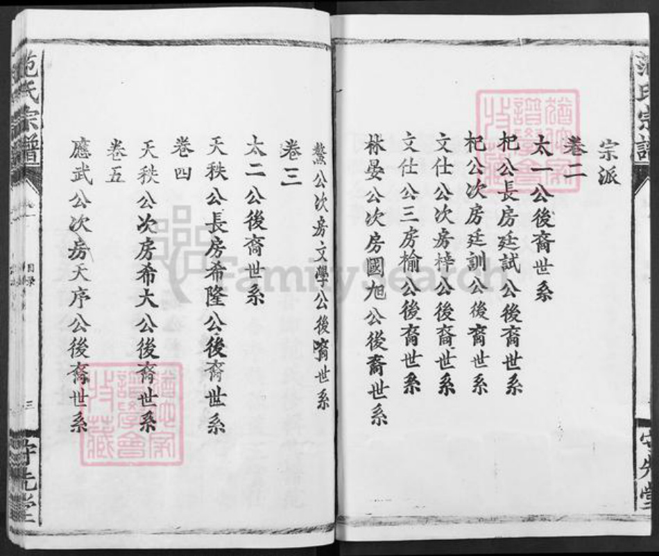 湖北省武汉市江汉区武汉范氏守先堂族谱-范氏宗谱.pdf电子版插图3