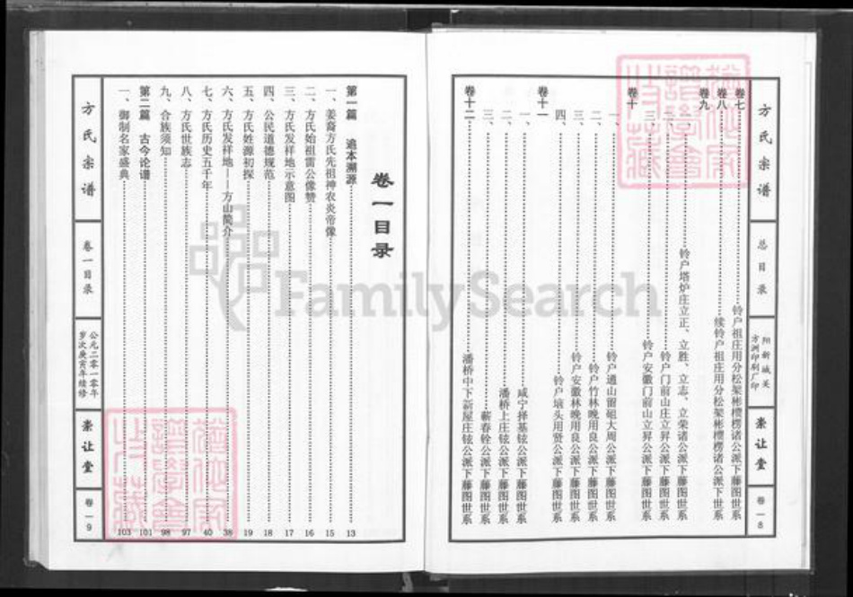 湖北省黄石市阳新县富池镇方氏崇让堂族谱-方氏宗谱.pdf电子版插图5