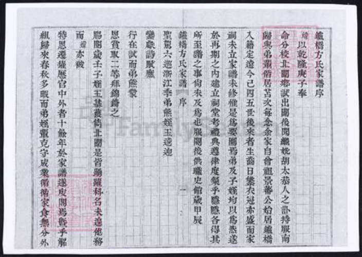 安徽省滁州市定远县方氏族谱-安徽定远𬬻桥方氏家谱.pdf电子版插图1