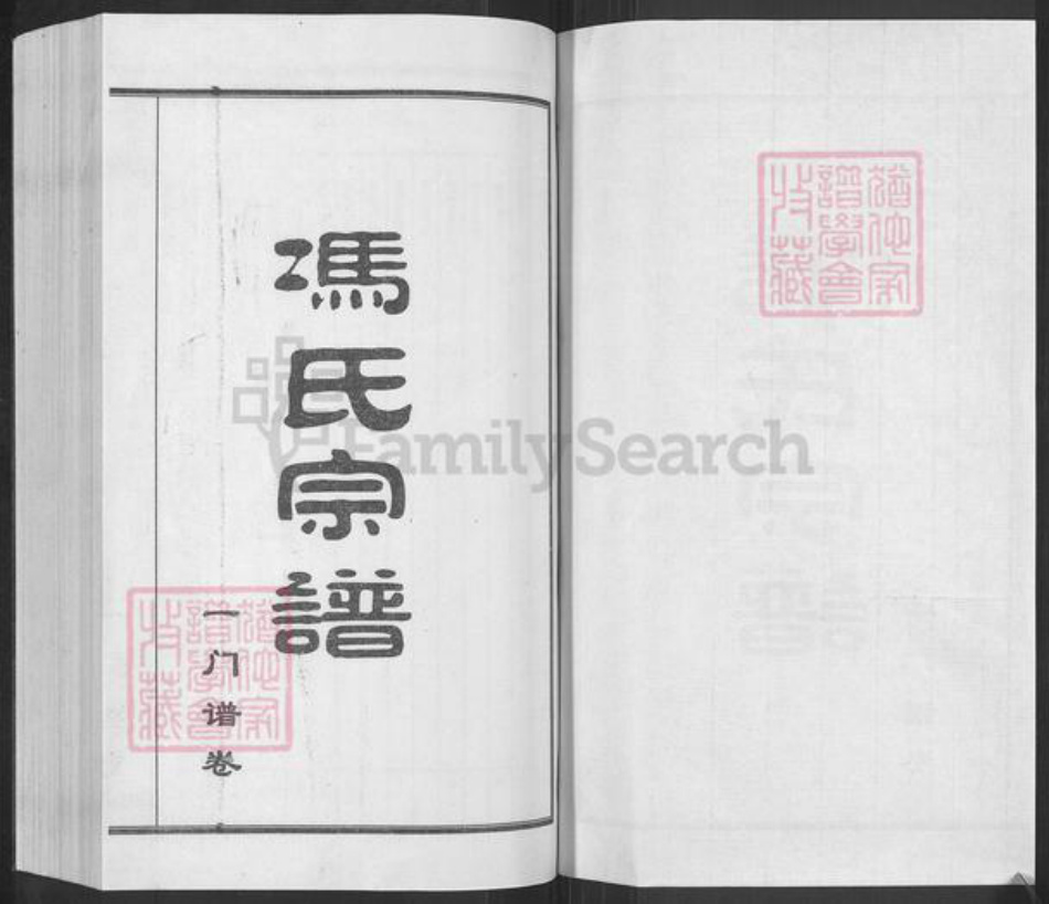 河北省沧州盐山县冯氏族谱-冯氏宗谱.pdf电子版插图1