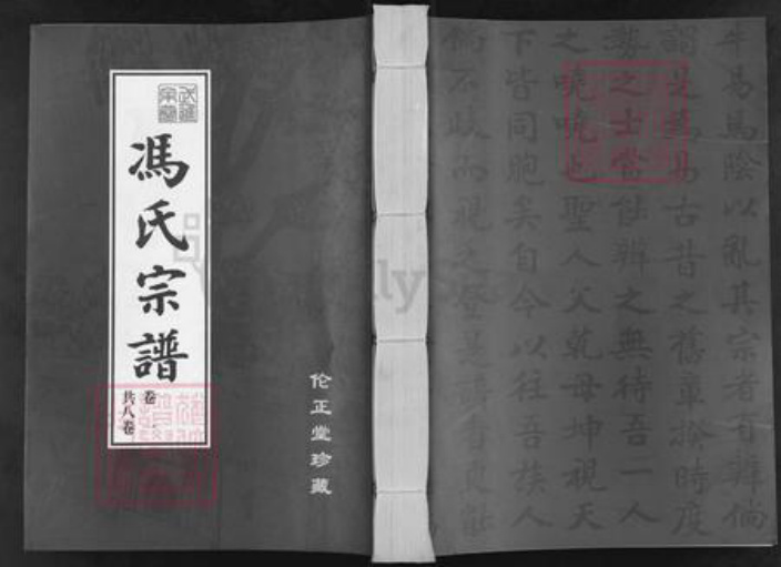 江苏省常州市武进县横林镇冯氏伦正堂族谱-武进余巷冯氏宗谱.pdf电子版插图