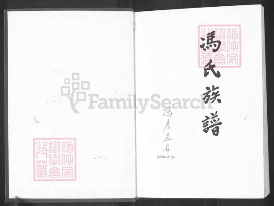 四川省广安市邻水县冯氏族谱-冯氏族谱.pdf电子版插图1