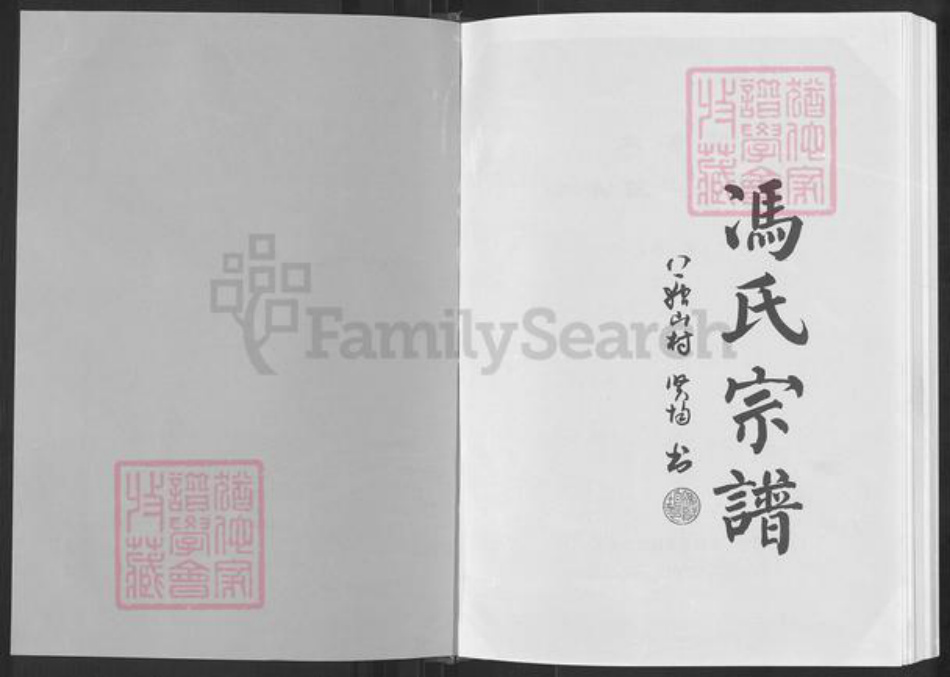 湖北省武汉市蔡甸区冯氏大树堂族谱-蔡甸冯氏宗谱.pdf电子版插图1