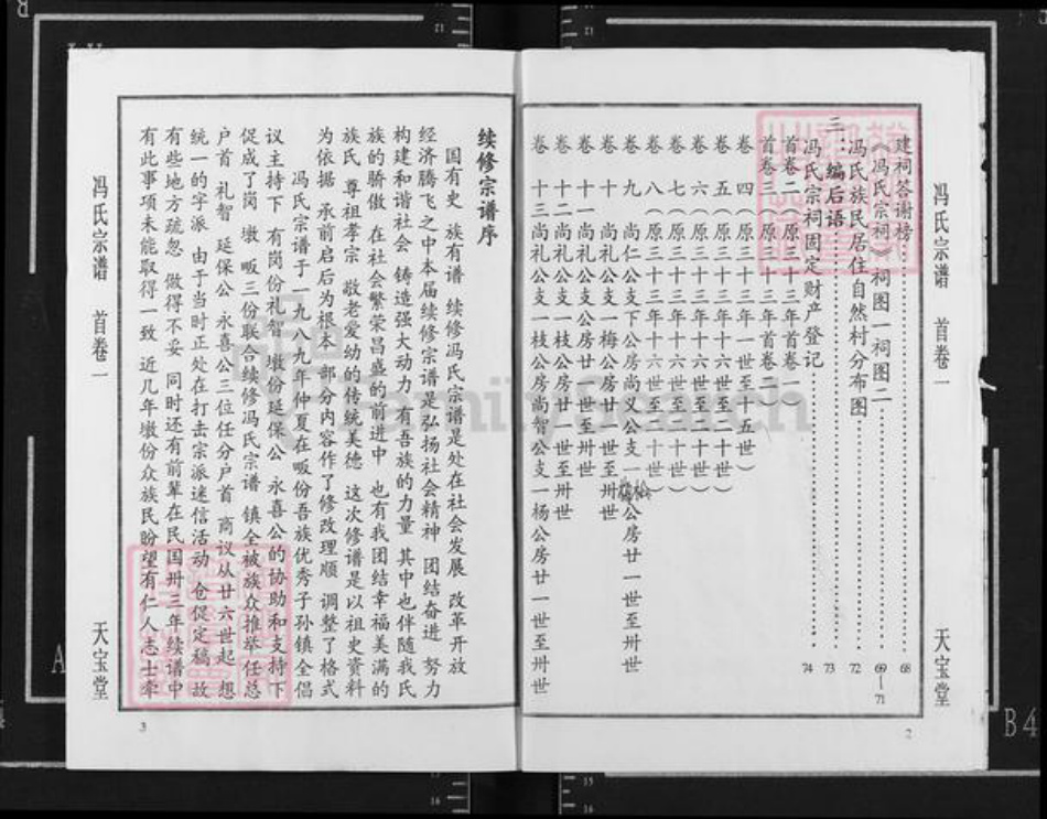 湖北省黄冈市团风县冯氏天宝堂族谱-冯氏宗谱.pdf电子版插图3