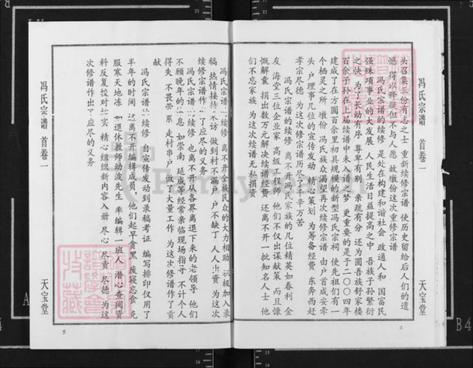 湖北省黄冈市团风县冯氏天宝堂族谱-冯氏宗谱.pdf电子版插图4