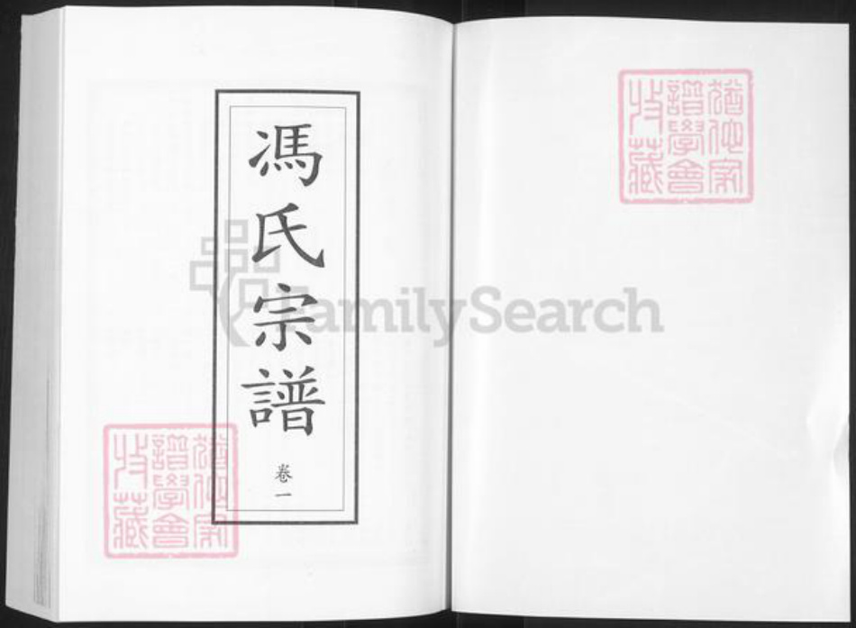 山东省淄博市淄川区冯氏族谱-冯氏宗谱.pdf电子版插图1