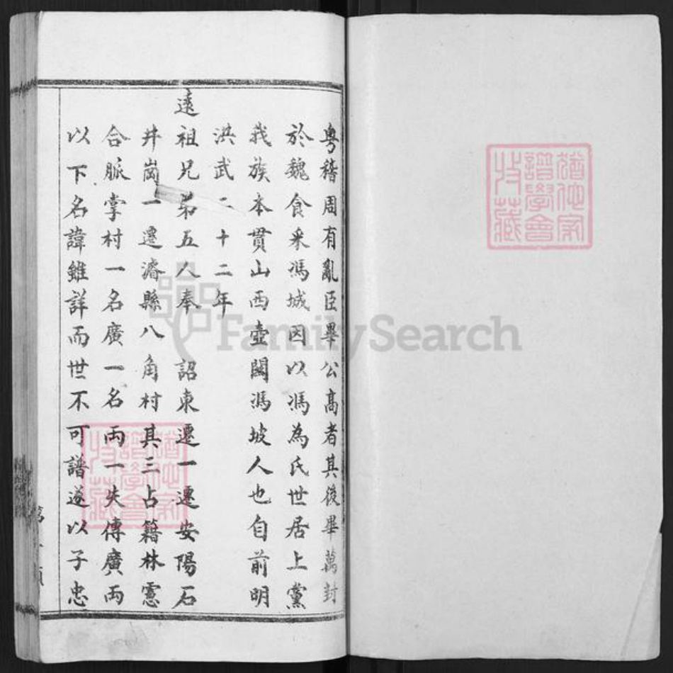 河南省安阳市林州市五龙镇冯氏族谱-隆虑冯氏族谱.pdf电子版插图1