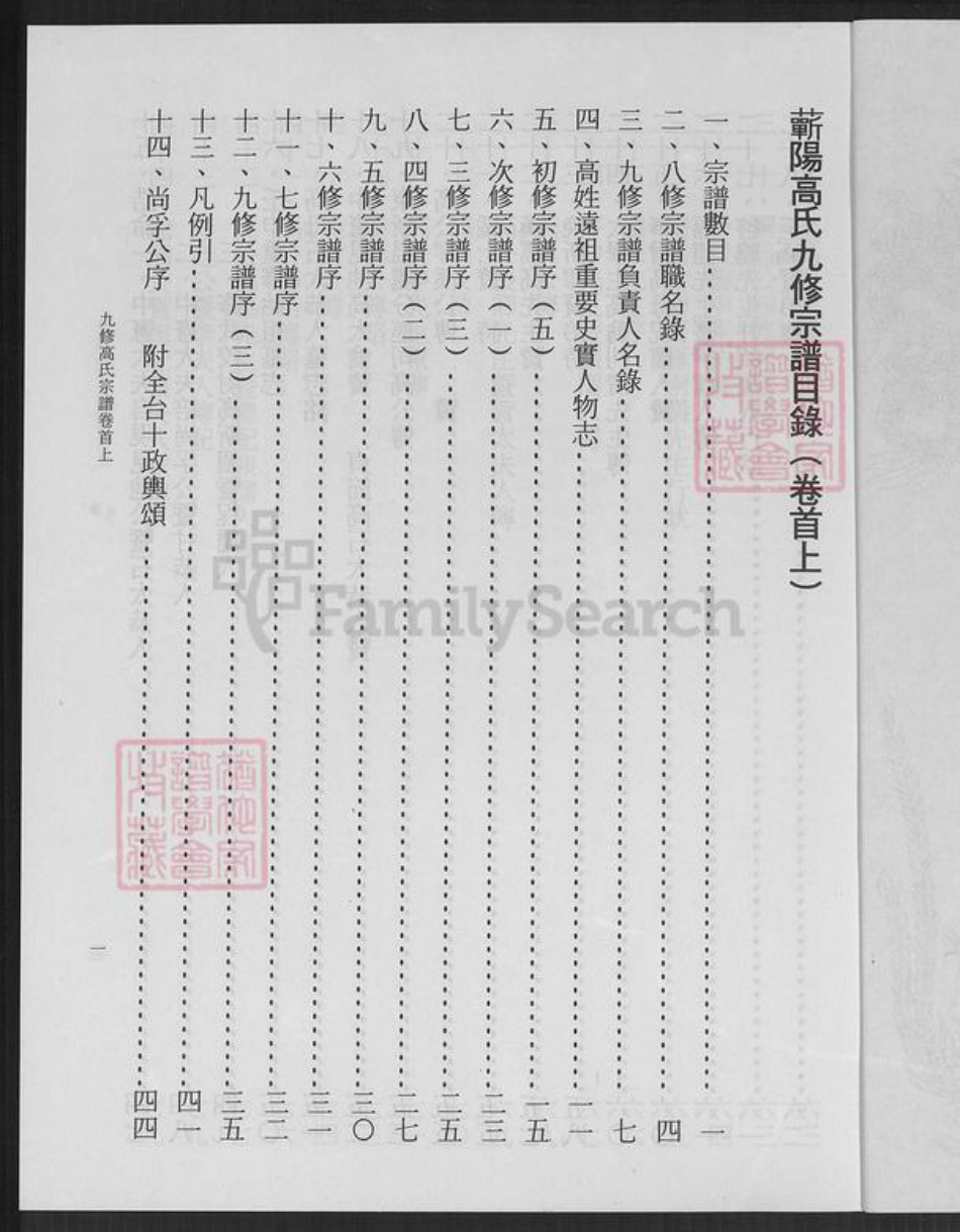 湖北省黄冈市蕲春县漕河镇高氏族谱-蕲阳高氏九修宗谱.pdf电子版插图2