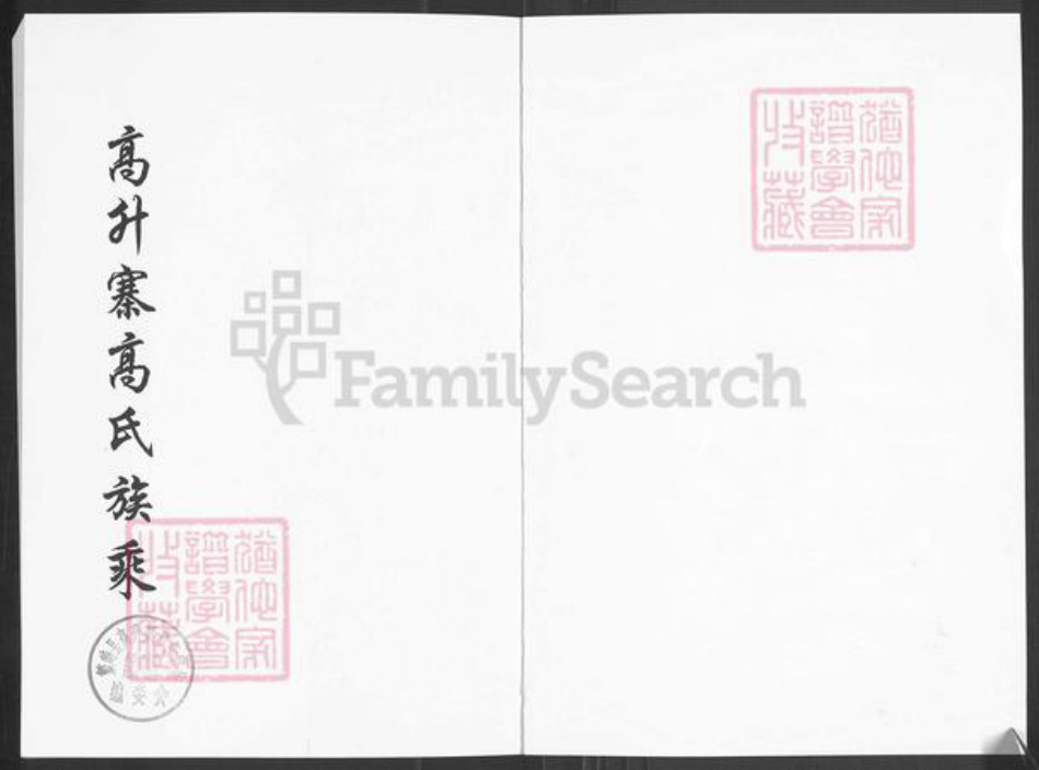 山西省忻州市繁峙县繁城镇高氏族谱-高升寨高氏族乘(续).pdf电子版插图1