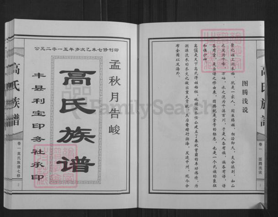 江苏省徐州市丰县高氏三瑞堂族谱-古丰高氏族谱.pdf电子版插图3