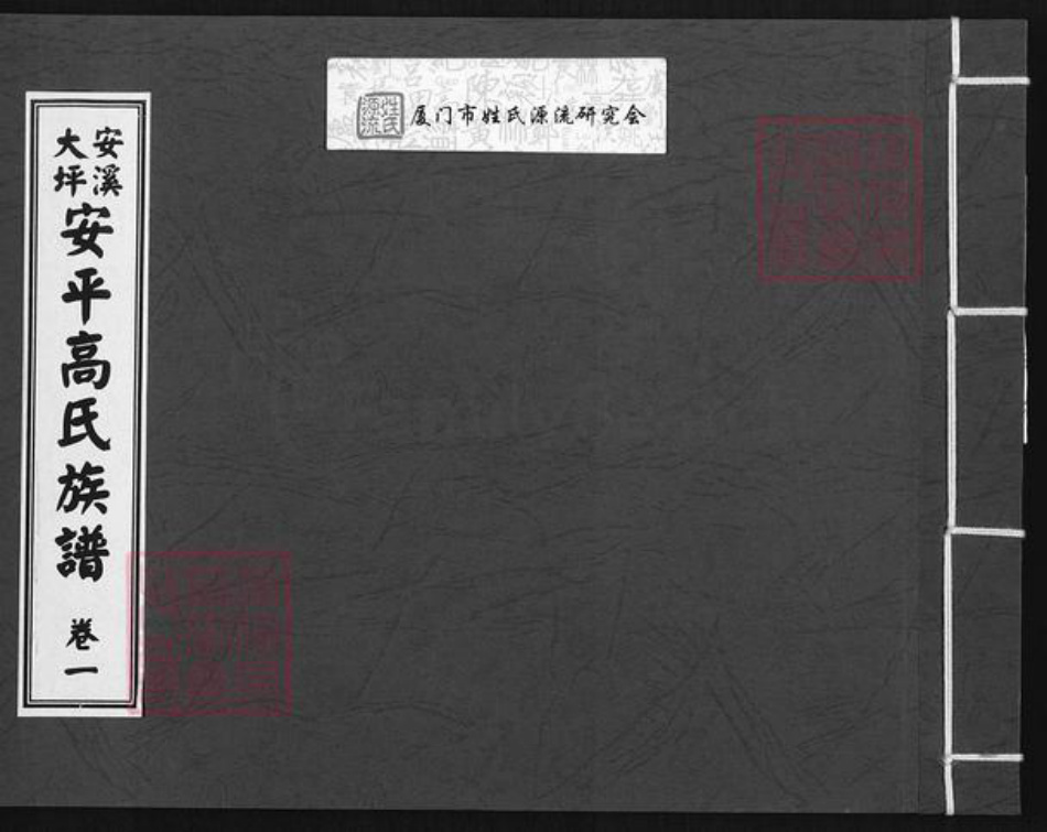 福建省泉州市安溪县大坪乡高氏族谱-安溪大坪安平高氏族谱.pdf电子版插图