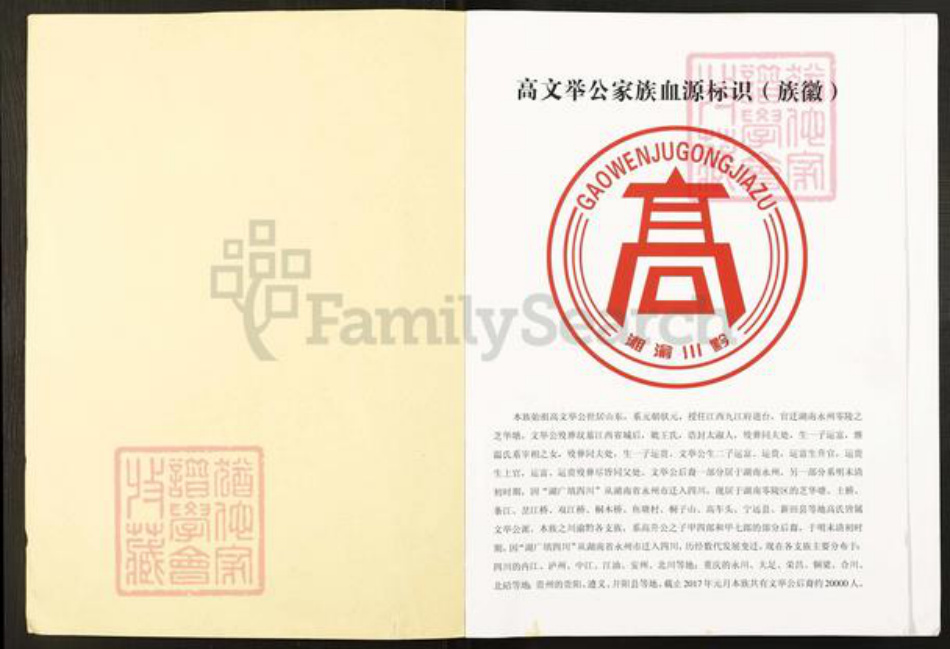 湖南省永州市零陵区高氏族谱-高文举公族谱.pdf电子版插图1