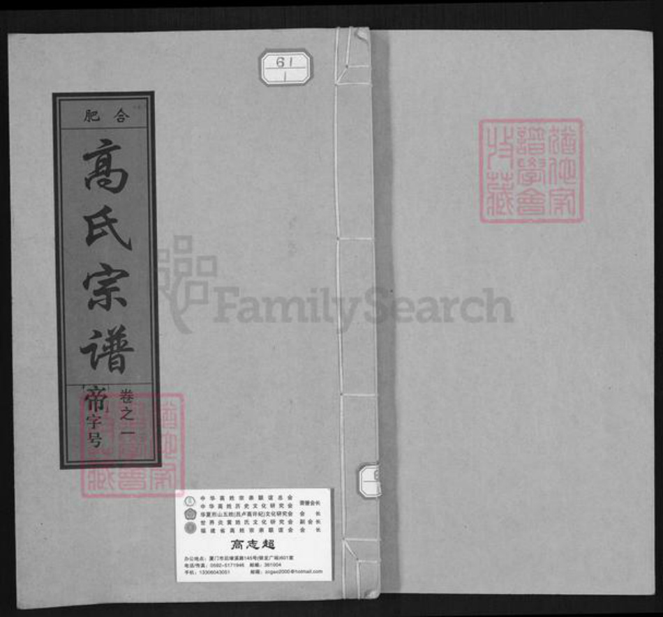 安徽省合肥市肥东县包公镇高氏存诚堂族谱-高氏宗谱.pdf电子版插图