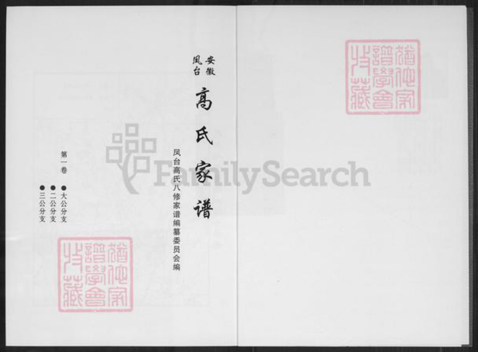 安徽省蚌端口市怀远县淝南乡高氏族谱-安徽凤台高氏家谱.pdf电子版插图2