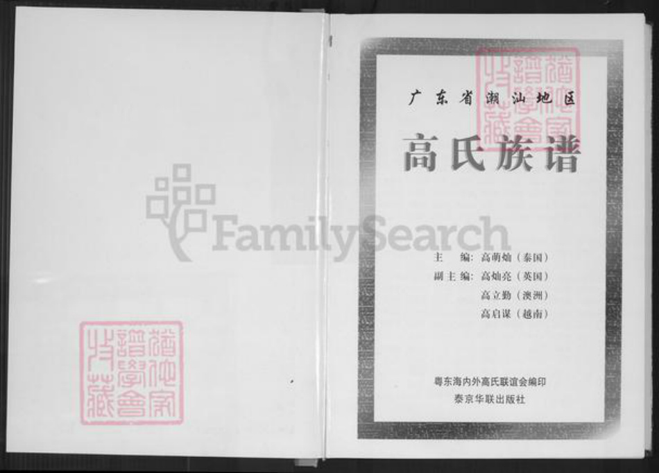 广东省汕头市潮阳区高氏族谱-高氏族谱.pdf电子版插图1
