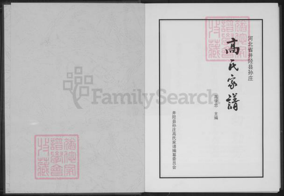 河北省石家庄市井陉县孙庄乡高氏族谱-高氏家谱.pdf电子版插图2