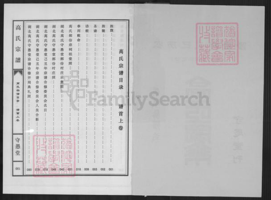 湖北省高氏守愚堂族谱-高氏宗谱.pdf电子版插图2
