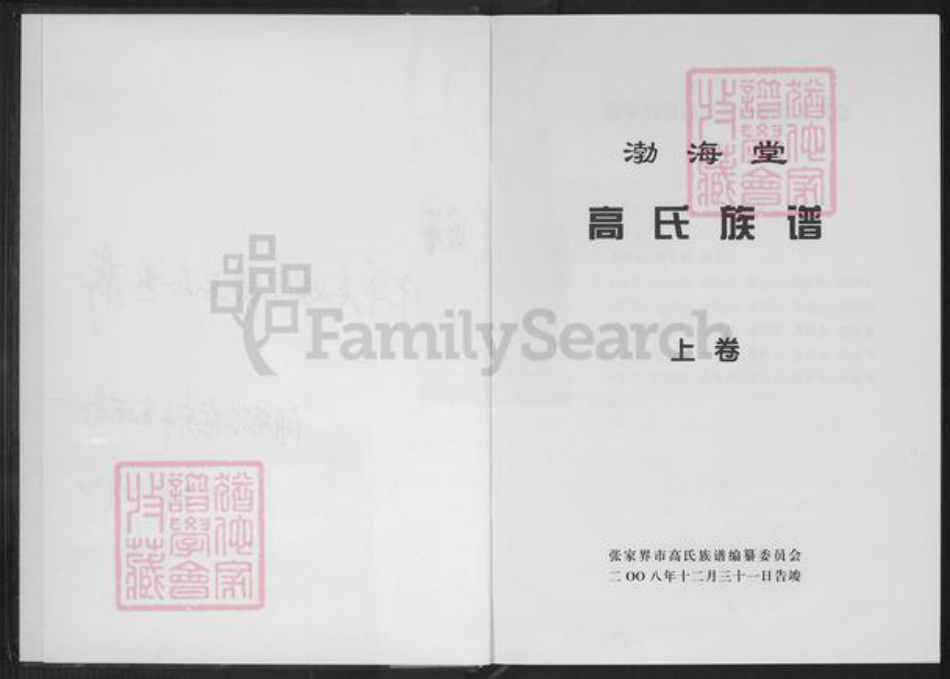 湖南省张家界永定区高氏渤海堂族谱-渤海堂高氏族谱.pdf电子版插图2
