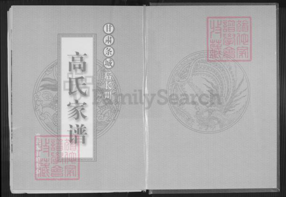 甘肃省白银高氏族谱-甘肃条城后长川高氏家谱.pdf电子版插图1