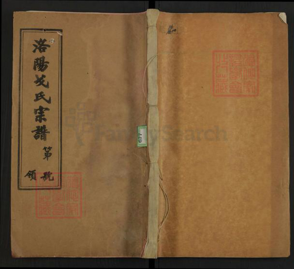 江苏省无锡市惠山区长安街道戈氏文新堂族谱-洛阳戈氏宗谱.pdf电子版插图