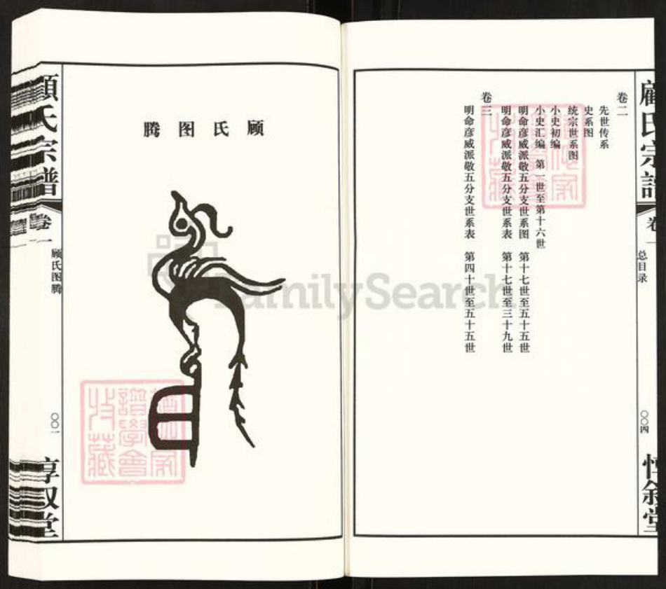 江苏省无锡市无锡江苏省无锡市锡山区鹅湖镇顾氏惇叙堂族谱-顾氏大统宗谱.pdf电子版插图4
