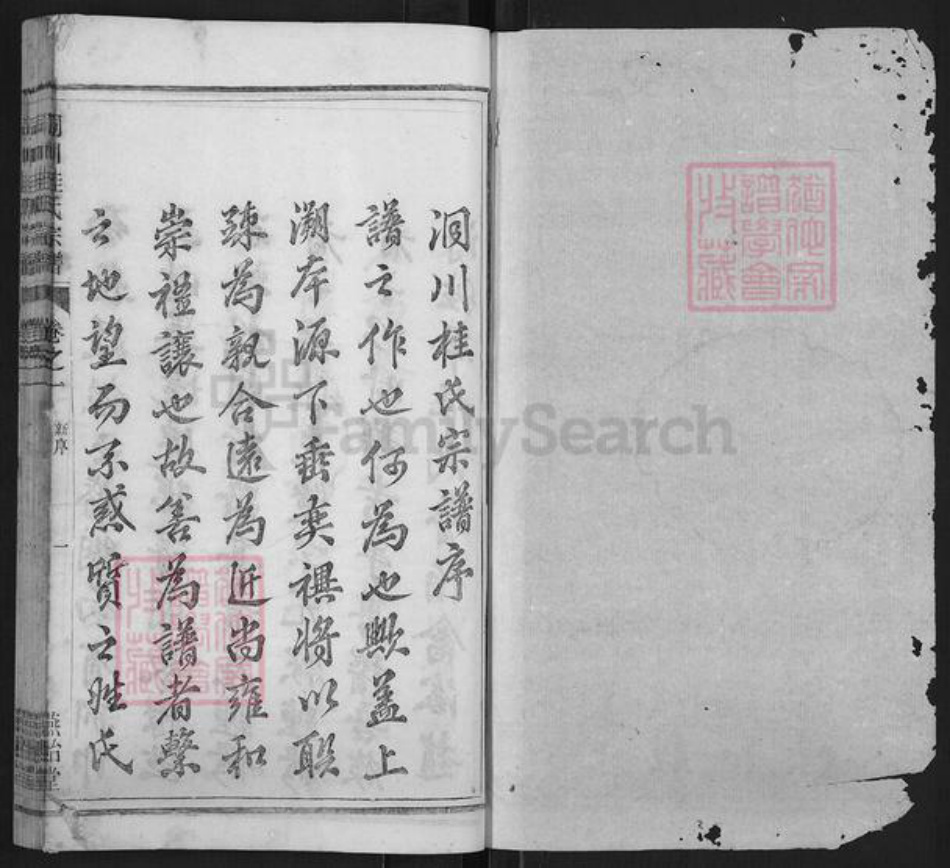浙江省杭州市淳安县县桂氏燕贻堂族谱-洞川桂氏宗谱.pdf电子版插图1