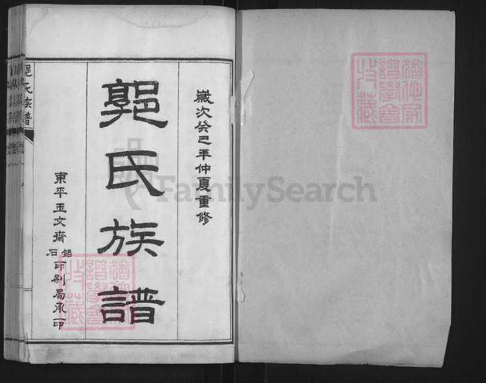山东省泰安市肥城市桃园镇郭氏族谱-肥城县郭氏族谱.pdf电子版插图1