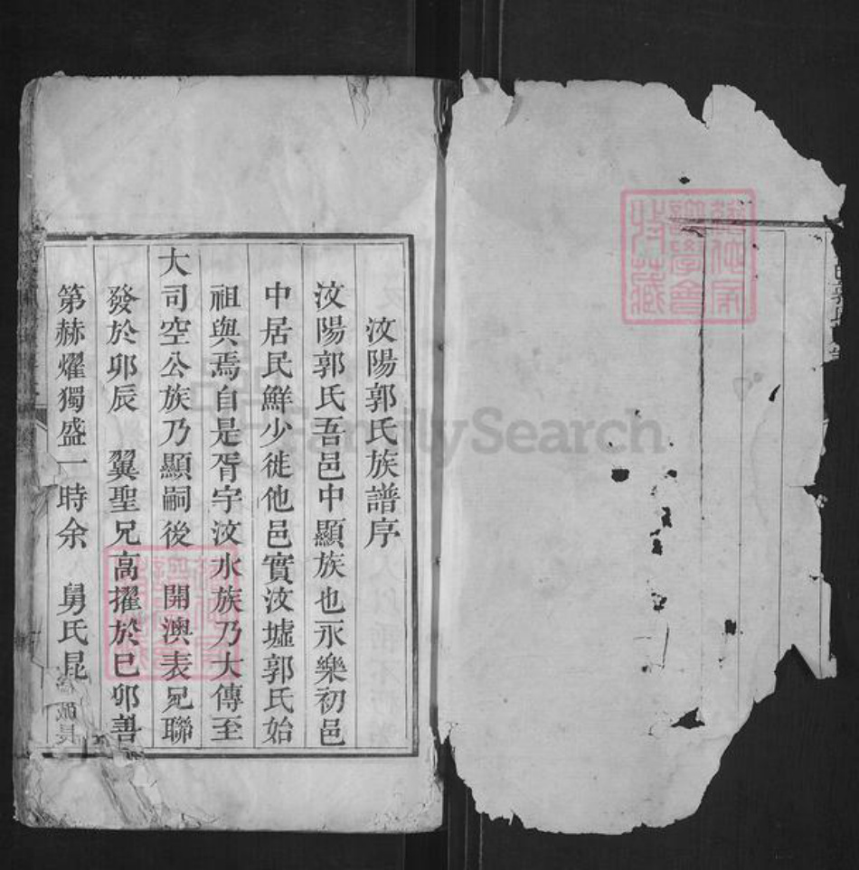 山东省济宁市汶上县郭氏族谱-汶邑郭氏族谱志.pdf电子版插图1