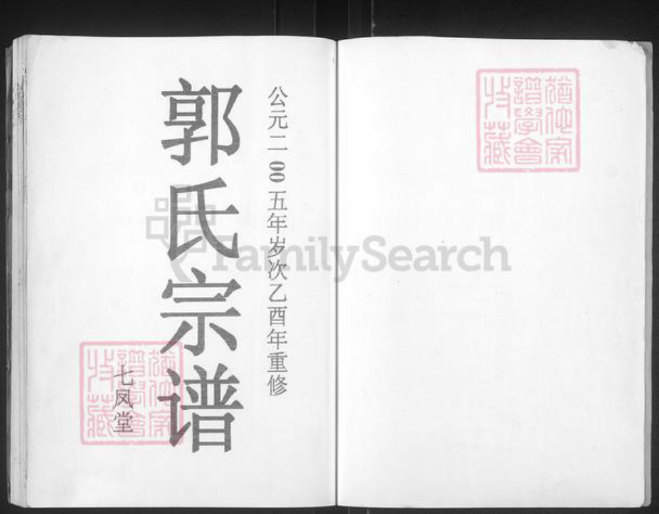江苏省泰州市泰兴市济川街道郭氏七凤堂族谱-郭氏家谱.pdf电子版插图2