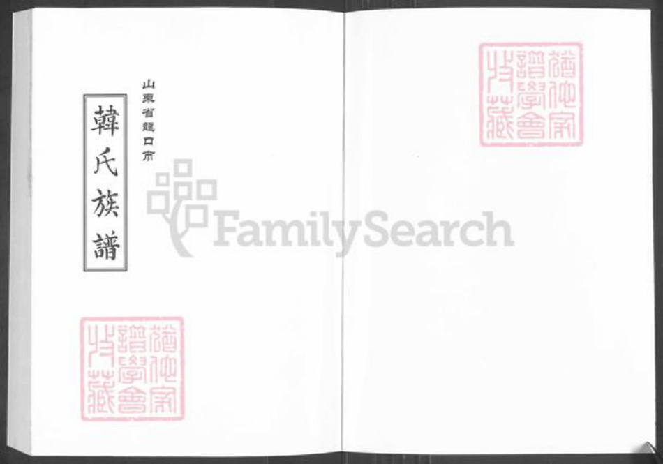 山东省烟台市龙口市芦头镇韩氏族谱-韩氏族谱.pdf电子版插图1