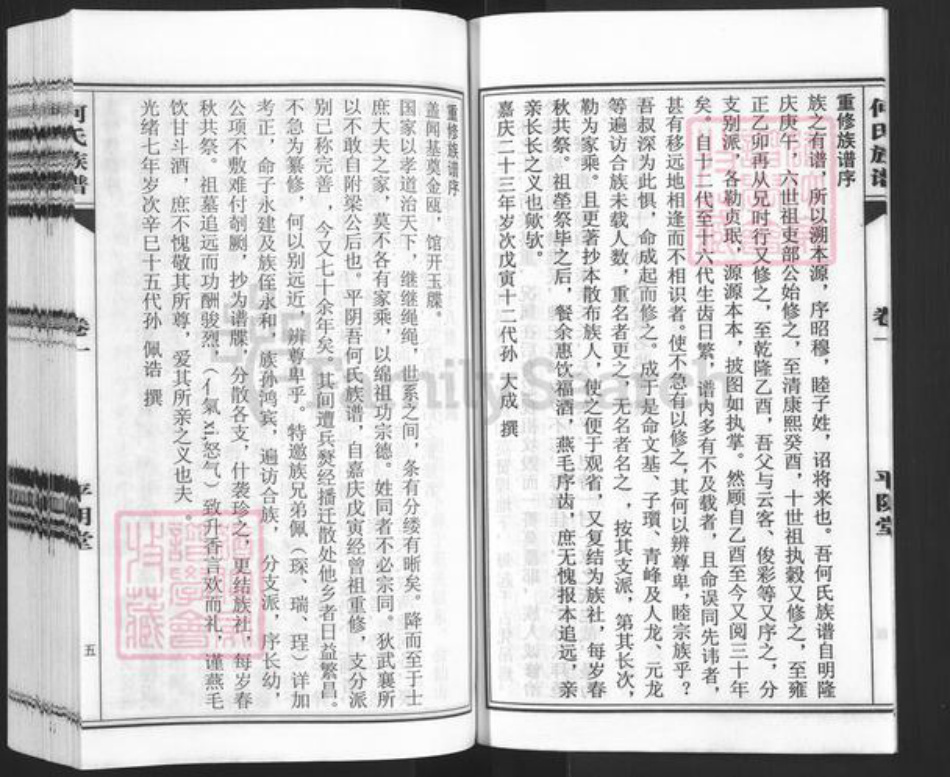 山东省济南市平阴县何氏平阴堂族谱-平阴堂.何氏族谱.pdf电子版插图5