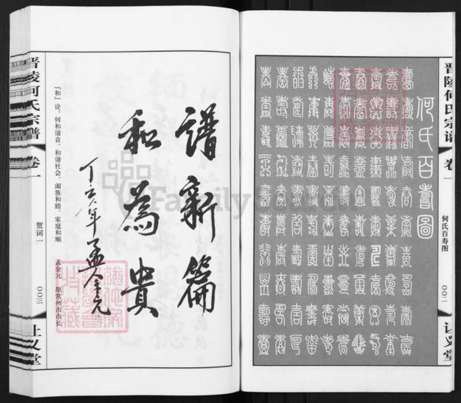 江苏省常州市武进县何氏让义堂族谱-晋陵何氏宗谱.pdf电子版插图3