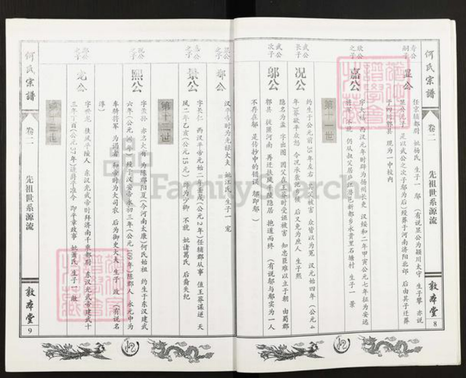 湖北省鄂州市鄂城区何氏敦本堂族谱-何氏宗谱.pdf电子版插图5