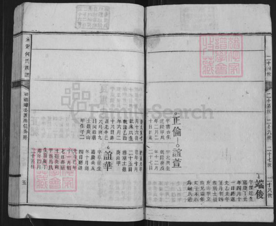 湖南省郴州市桂阳县何氏族谱-永安何氏族谱.pdf电子版插图5 湖南省郴州市桂阳县何氏族谱-永安何氏族谱.pdf电子版插图5