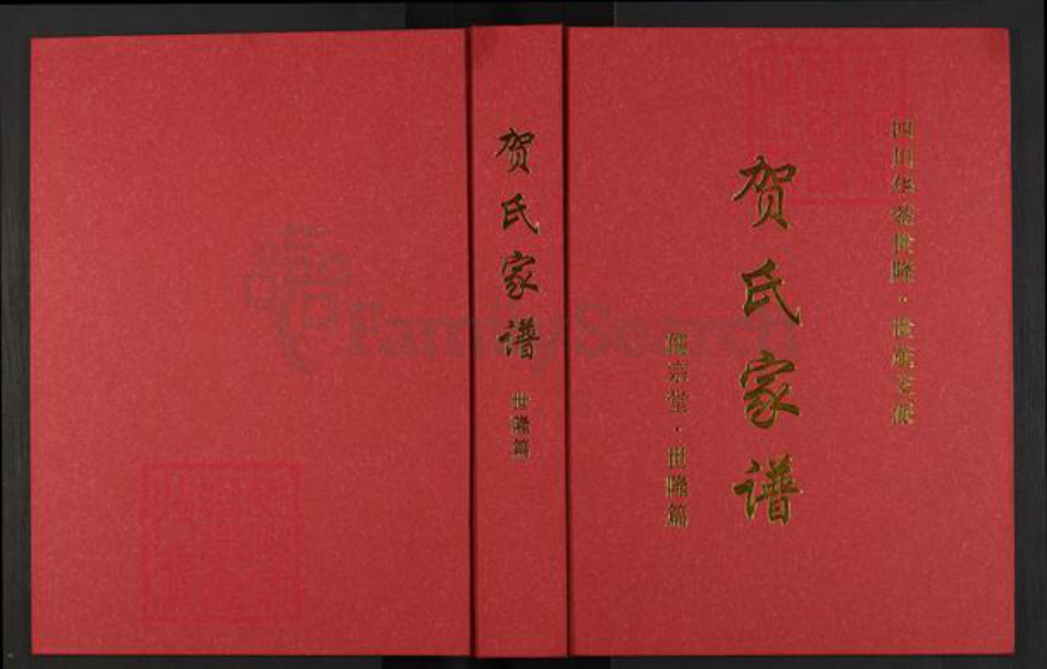 四川省广安市岳池县罗渡镇贺氏儒宗堂族谱-贺氏家谱.四川华蓥世隆.世茂支派.pdf电子版插图