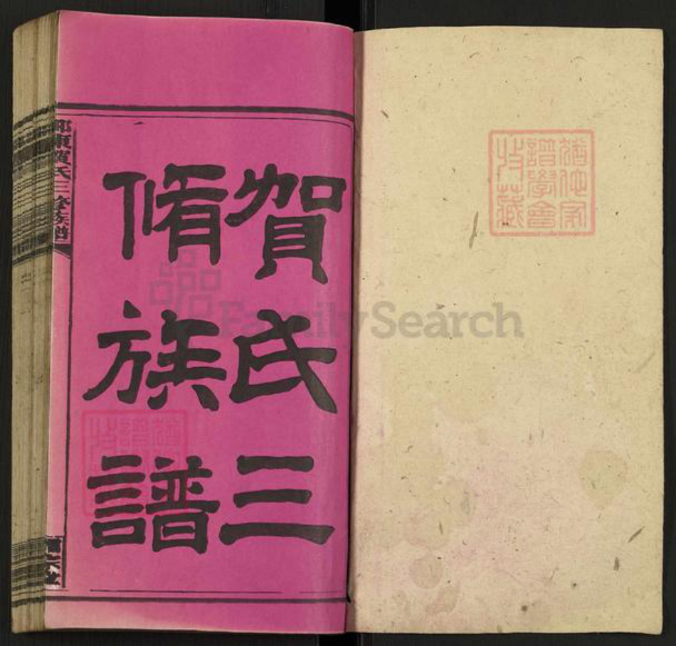 湖南省邵阳市邵东贺氏儒宗堂族谱-邵东贺氏三修族谱.pdf电子版插图1