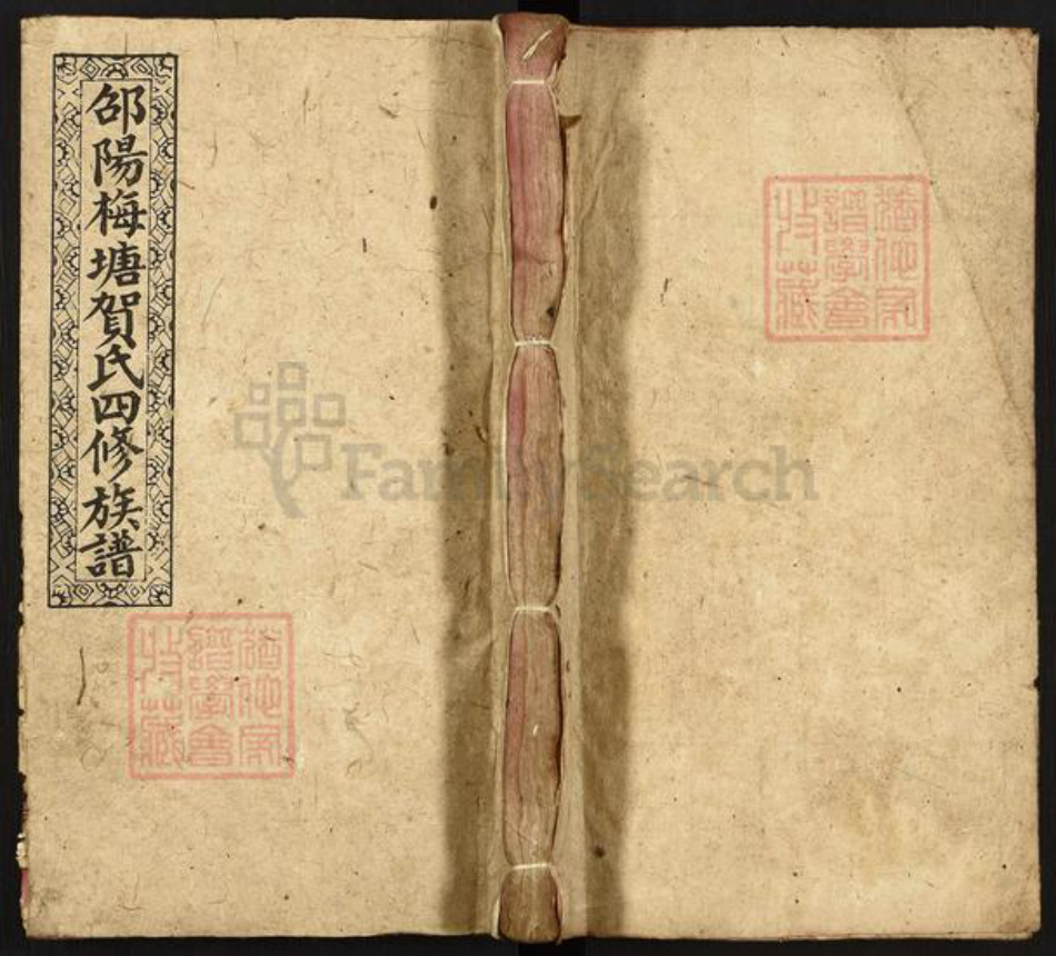 湖南省邵阳市洞口县黄桥镇贺氏儒宗堂族谱-邵阳梅塘贺氏四修族谱.pdf电子版插图