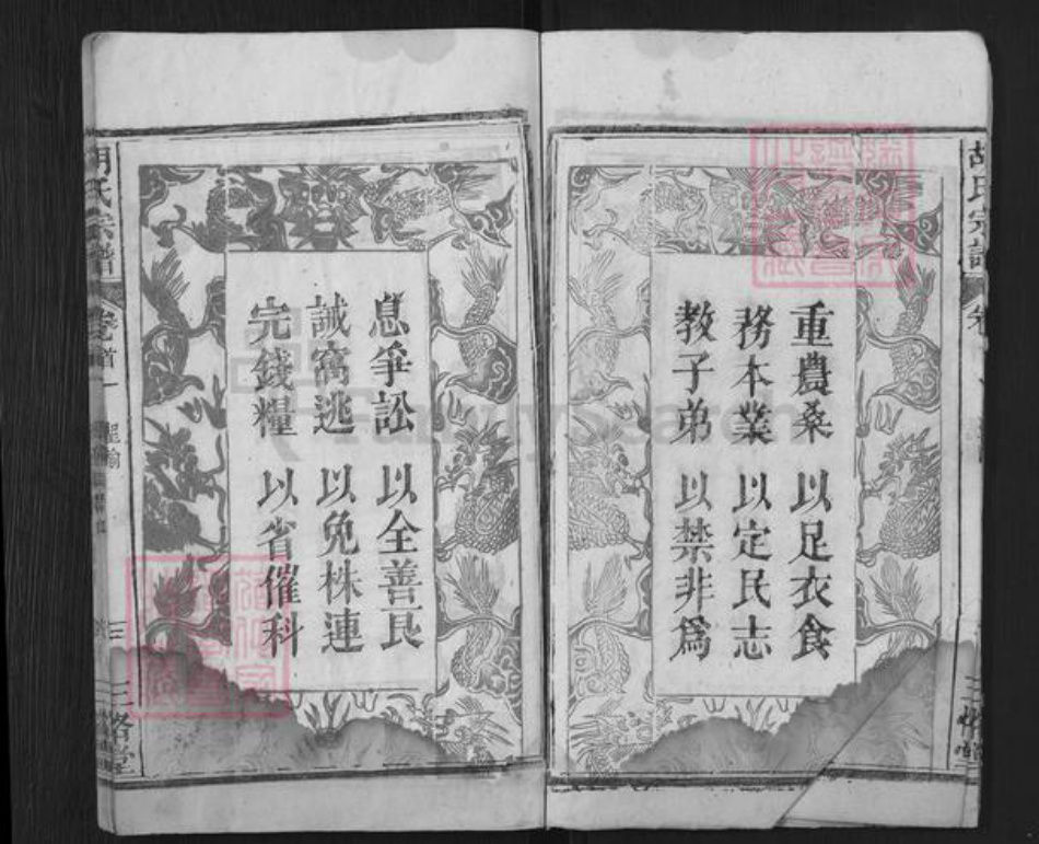 湖北省黄冈市罗田县胡氏三恪堂族谱-胡氏宗谱.pdf电子版插图3