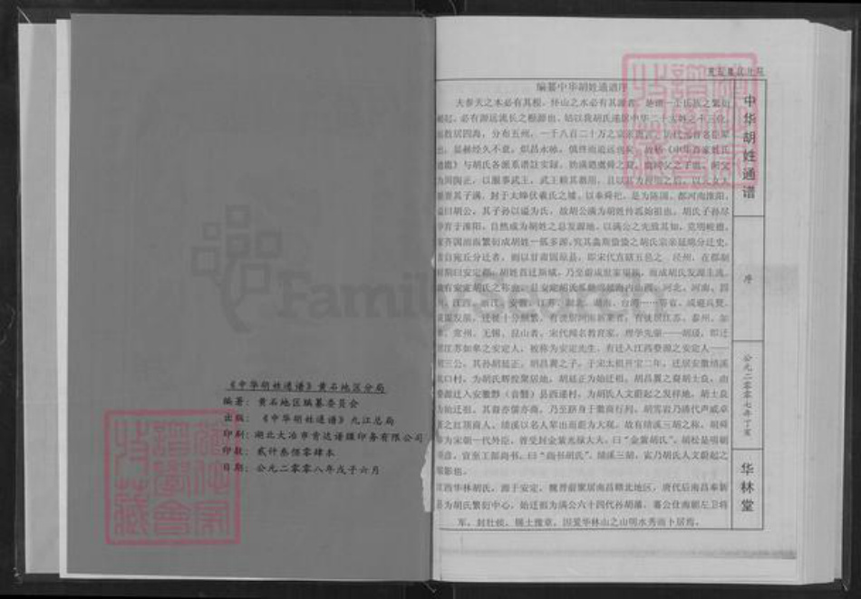 湖北省黄石市大冶市陈贵镇胡氏华林堂族谱-中华胡氏通谱.湖北黄石分谱.pdf电子版插图2